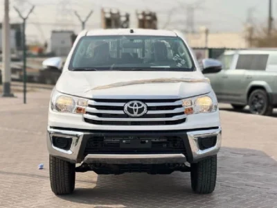 2026 Toyota Hilux 2.4-liter 4 Cylinders Turbocharged Diesel White Red Pickup Truck