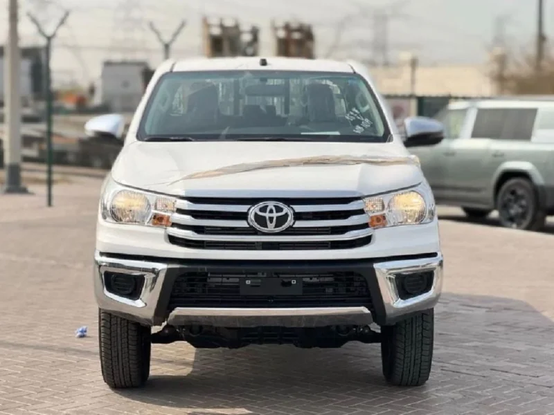 2026 Toyota Hilux 2.4-liter 4 Cylinders Turbocharged Diesel White Red Pickup Truck