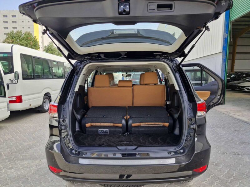 2025 Toyota Fortuner 2.4 Litres 4-Cylinder Petrol Engine Black Tan SUV Automatic