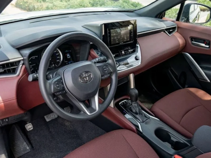 2023 TOYOTA COROLLA CROSS 1.8 Litres HEV 4 Cylinders Engine Grey Red SUV Automatic