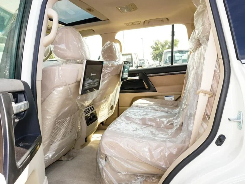 2021 Toyota Land Cruiser GXR Grand Touring 4.0-litre V6 Petrol Engine White Beige SUV GCC