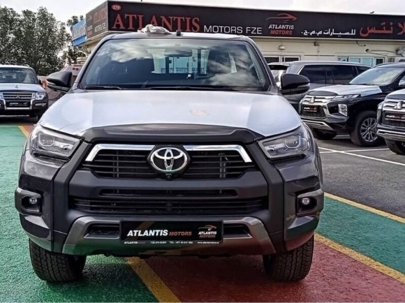 2022 Toyota Hilux 4.0 Litres V6 Petrol Engine Grey Black Pickup Truck GCC Specs