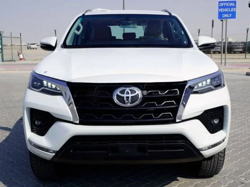 2024 Toyota Fortuner 4.0 Litres 6 Cylinders Petrol Engine White Beige SUV Automatic