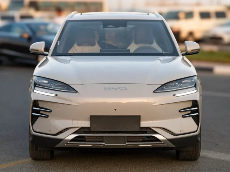 2025 BYD Song Plus Electric Vehicle Grey Beige SUV 520KM RANGE SMART DRIVING