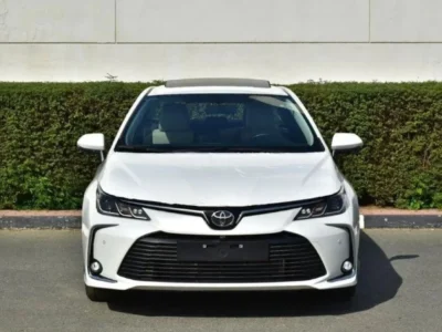 2024 TOYOTA COROLLA 2.0 Litres 4 Cylinder Petrol Engine White Grey Sedan Top Option