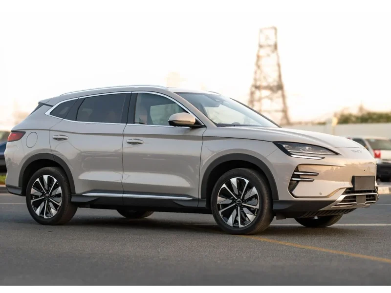 2025 BYD Song Plus Electric Vehicle Grey Beige SUV 520KM RANGE SMART DRIVING