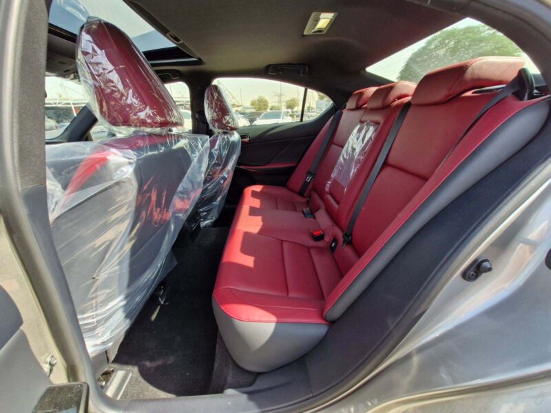 2025 Lexus IS 300 Prime 2.0-liter turbocharged Inline 4-cylinder Petrol Engine Silver Red Sedan