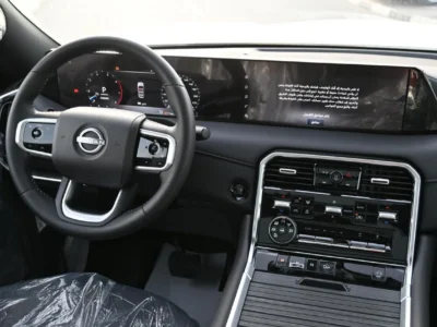 2026 Nissan Patrol 3.5-liter twin-turbo V6 Petrol Engine White Black SUV Automatic GCC