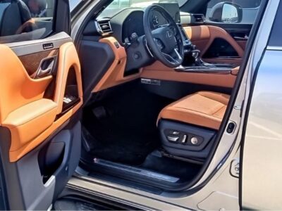 2022 Lexus LX 600 VIP Launch Edition 3.5-liter Twin-turbo V6 Engine Silver Tan SUV GCC Specs