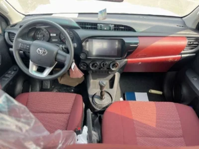 2026 Toyota Hilux 2.4-liter 4 Cylinders Turbocharged Diesel White Red Pickup Truck