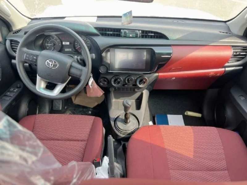 2026 Toyota Hilux 2.4-liter 4 Cylinders Turbocharged Diesel White Red Pickup Truck