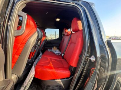 2025 Toyota Tacoma TRD Pro 2.4L i-FORCE MAX turbocharged 4-cylinder Engine Black Red Pickup