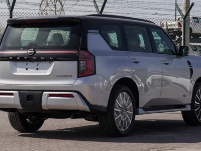 2025 Nissan Patrol Platinum 3.5 Litres Twin-Turbo V6 Petrol Engine Silver Red SUV