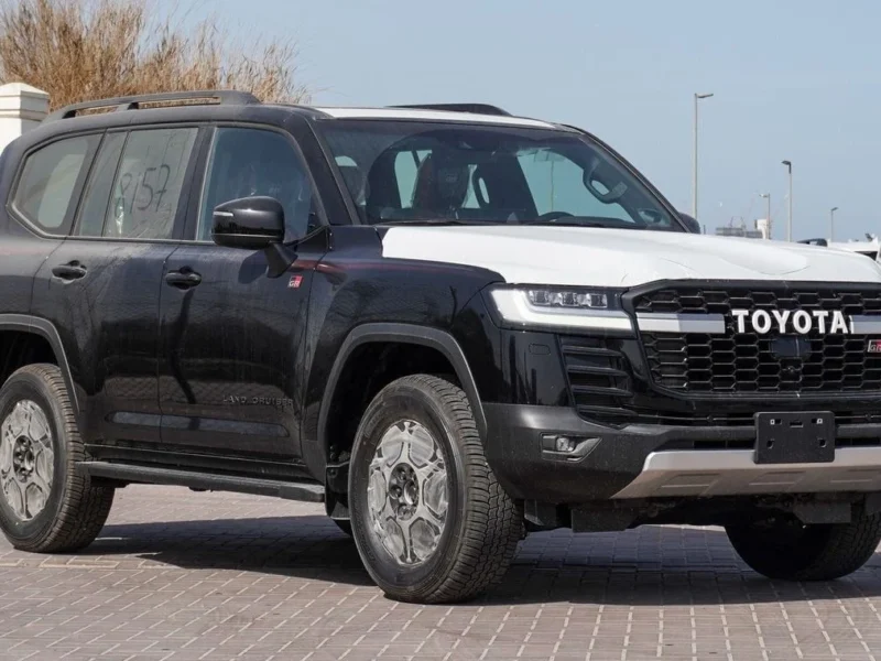 2024 Toyota Land Cruiser GR Sport 3.3-liter V6 Twin-Turbo Diesel Engine Black Red SUV GCC