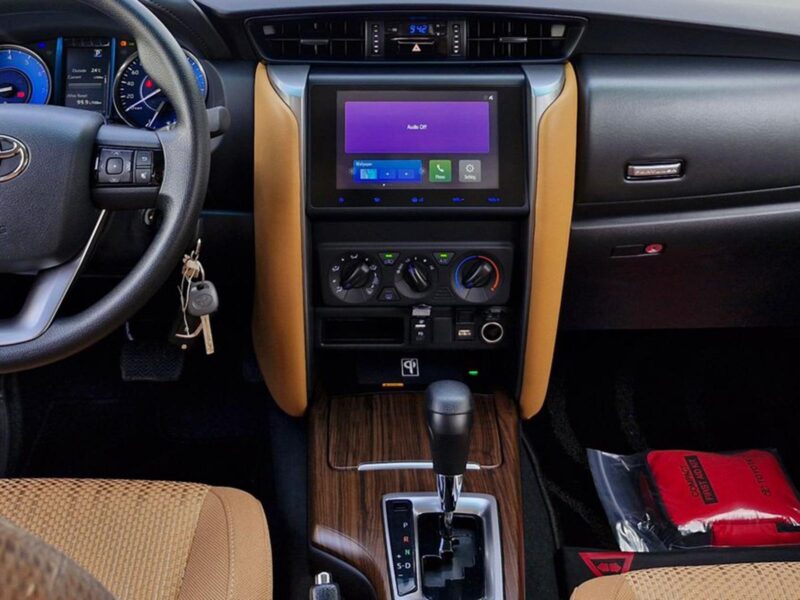 2025 Toyota Fortuner 2.4 Litres 4-Cylinder Petrol Engine Black Tan SUV Automatic