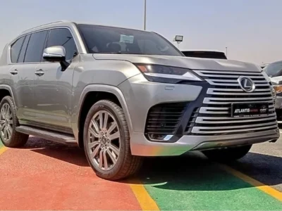 2022 Lexus LX 600 VIP Launch Edition 3.5-liter Twin-turbo V6 Engine Silver Tan SUV GCC Specs