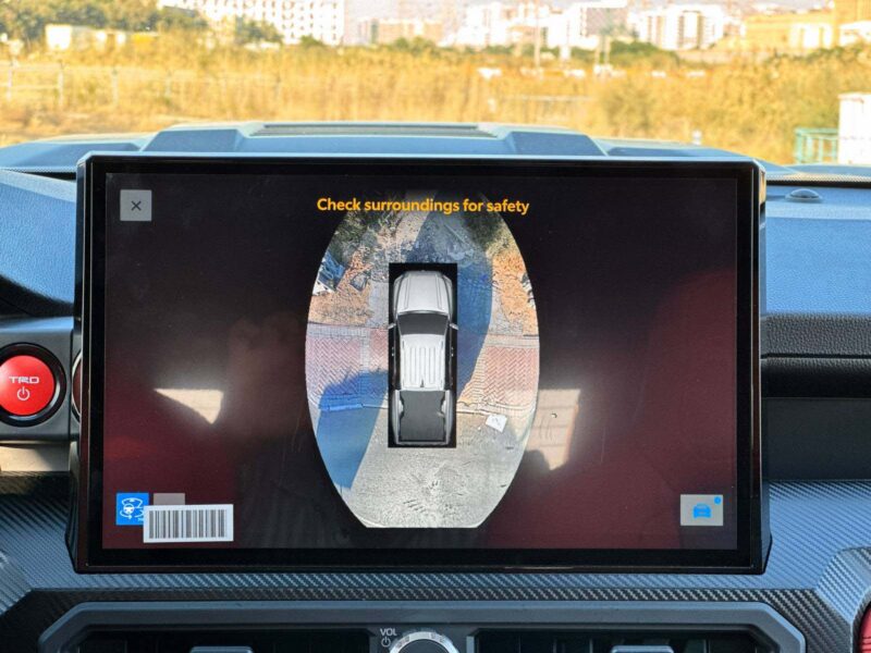 2025 Toyota Tacoma TRD Pro 2.4L i-FORCE MAX turbocharged 4-cylinder Engine Black Red Pickup