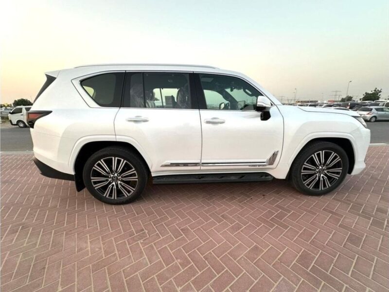 2024 Lexus LX600 Turbo Sport Signature 3.5-liter V6 Twin-Turbocharged Engine White Red SUV
