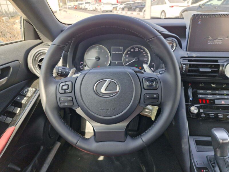 2025 Lexus IS 300 Prime 2.0-liter turbocharged Inline 4-cylinder Petrol Engine Silver Red Sedan