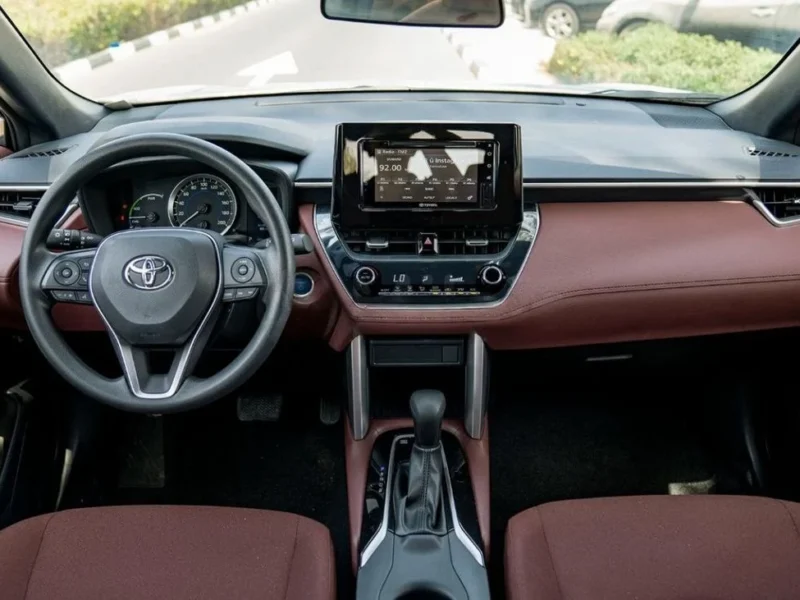 2023 TOYOTA COROLLA CROSS 1.8 Litres HEV 4 Cylinders Engine Black Red SUV Automatic