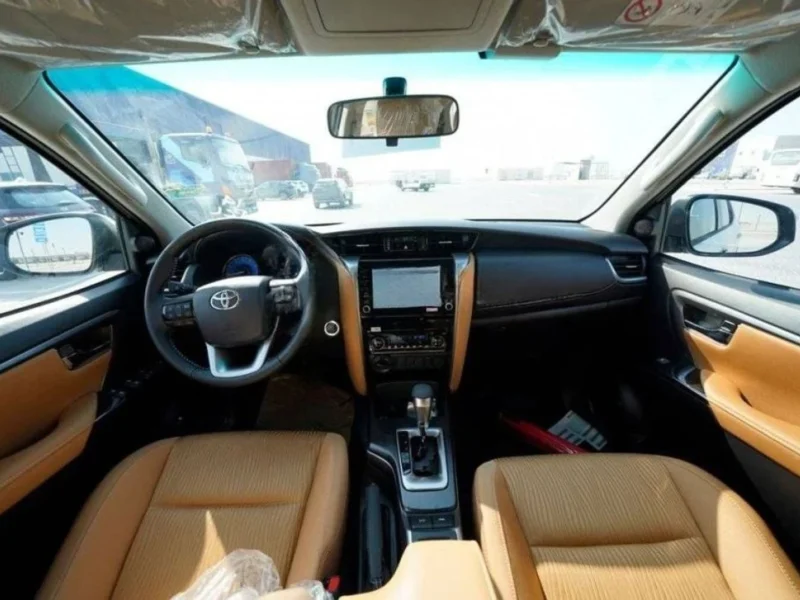 2024 Toyota Fortuner 4.0 Litres 6 Cylinders Petrol Engine White Beige SUV Automatic