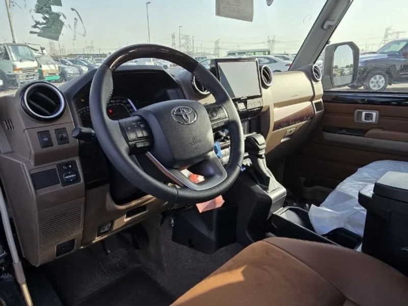 2025 Toyota Land Cruiser 70 LX 4.0L Petrol V6 Engine Black Tan SUV Automatic GCC Specs