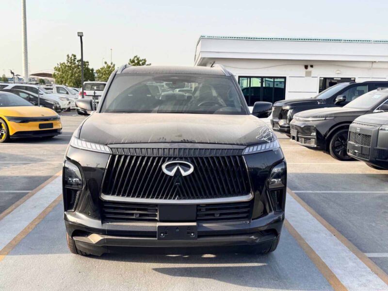 2025 Infiniti QX80 Autograph 3.5-liter twin-turbocharged V6 Engine Black SUV Automatic
