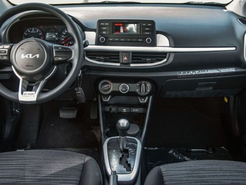 2023 Kia Picanto 1.2L Inline 4 Cylinder Petrol Engine Silver Black Hatchback Automatic