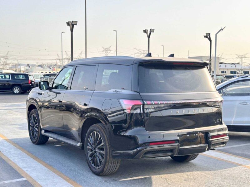 2025 Infiniti QX80 Autograph 3.5-liter twin-turbocharged V6 Engine Black SUV Automatic