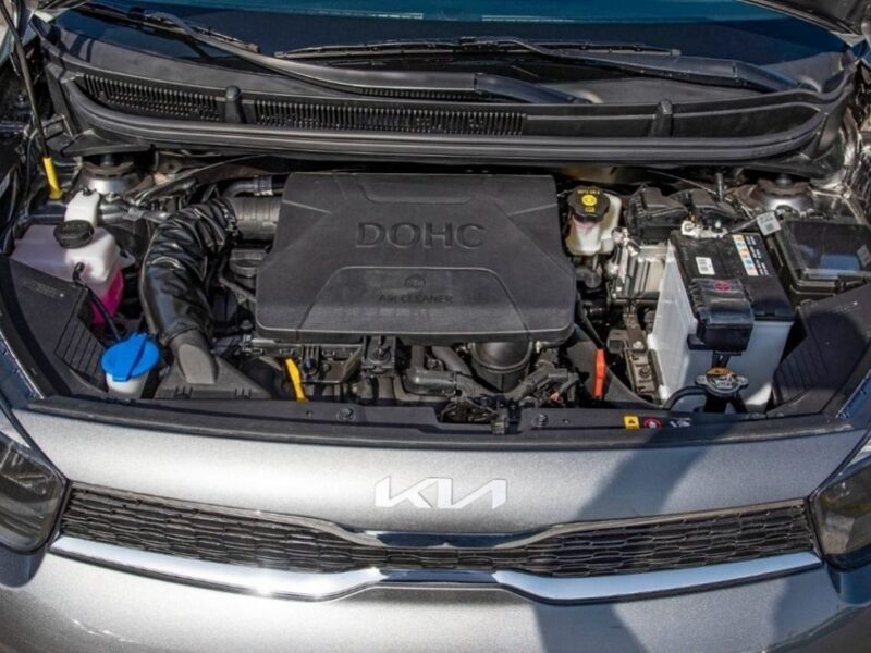 2023 Kia Picanto 1.2L Inline 4 Cylinder Petrol Engine Silver Black Hatchback Automatic