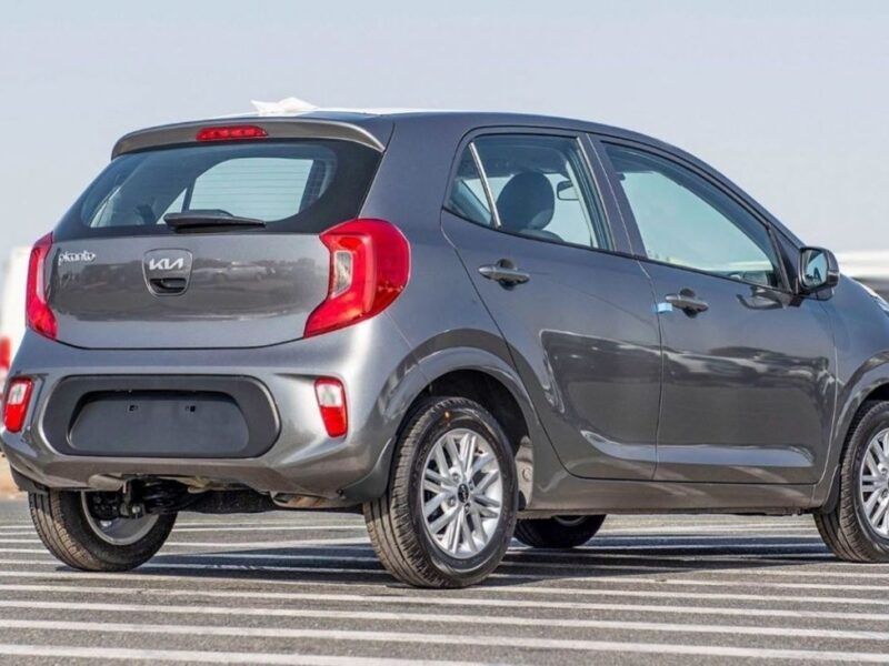 2023 Kia Picanto 1.2L Inline 4 Cylinder Petrol Engine Silver Black Hatchback Automatic