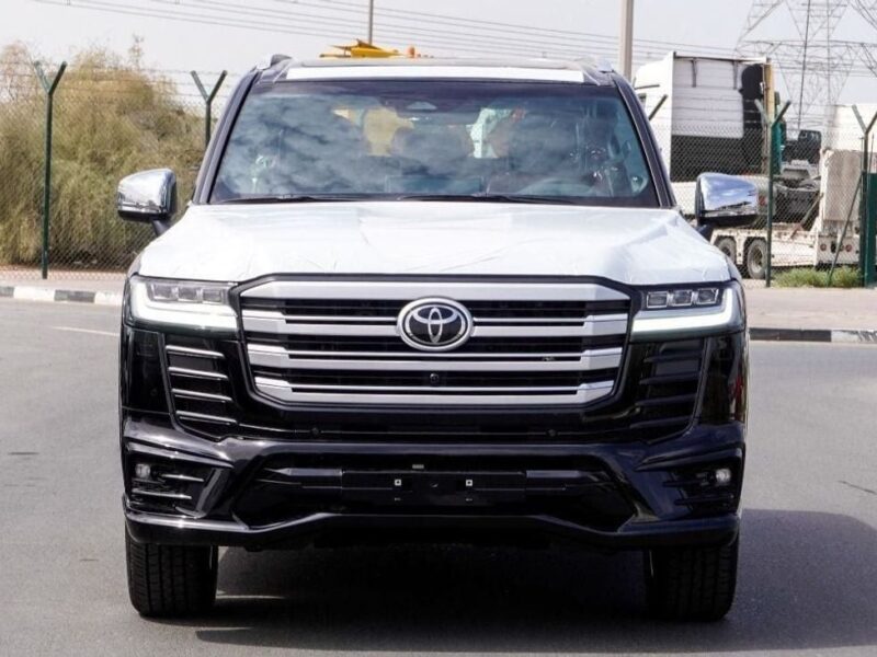 2025 Toyota Land Cruiser VXR 3.3L Twin-Turbo V6 Diesel Engine Black Red SUV GCC Specs