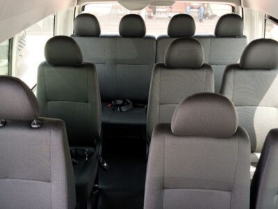 2025 Toyota Hiace High roof 2.5L Diesel MT 16-Seat 4-Cylinder Turbo White Black Van