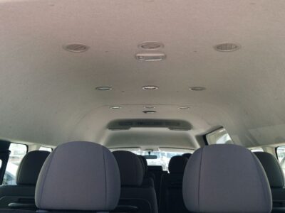 2025 Toyota Hiace High roof 2.5L Diesel MT 16-Seat 4-Cylinder Turbo White Black Van