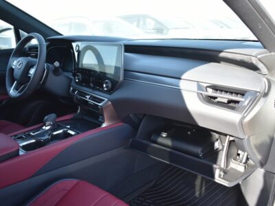 2025 Lexus RX 350 F-Sport 2.4L Turbocharged 4 Cylinders Petrol Engine White Red SUV