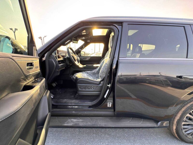 2025 Infiniti QX80 Autograph 3.5-liter twin-turbocharged V6 Engine Black SUV Automatic