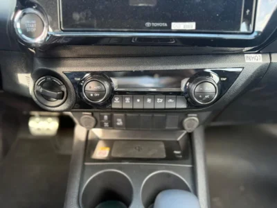 2025 Toyota Hilux GR Sport 2.8L 4-cylinder Turbo Diesel Engine White Black Pickup Truck