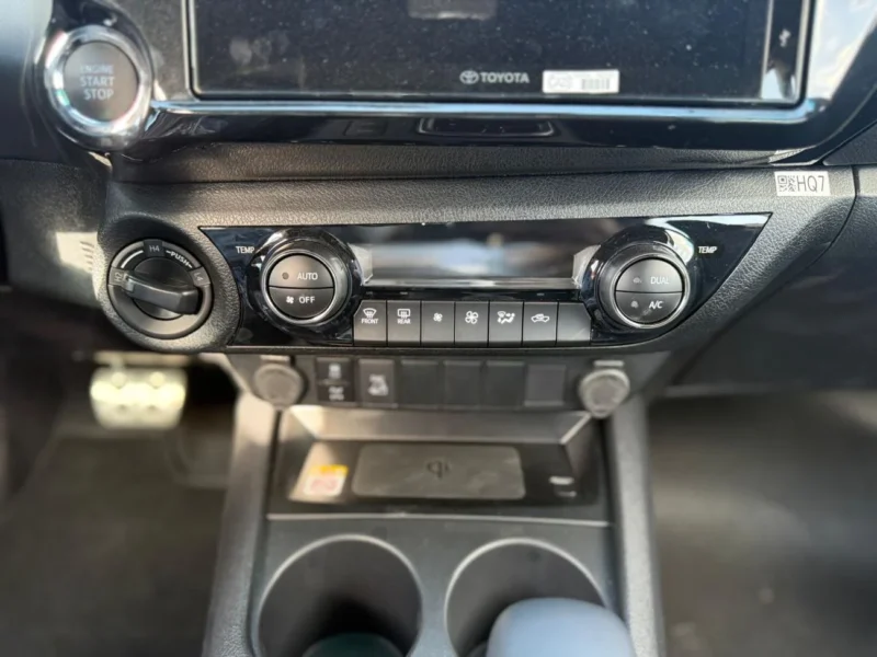 2025 Toyota Hilux GR Sport 2.8L 4-cylinder Turbo Diesel Engine White Black Pickup Truck