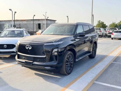 2025 Infiniti QX80 Autograph 3.5-liter twin-turbocharged V6 Engine Black SUV Automatic