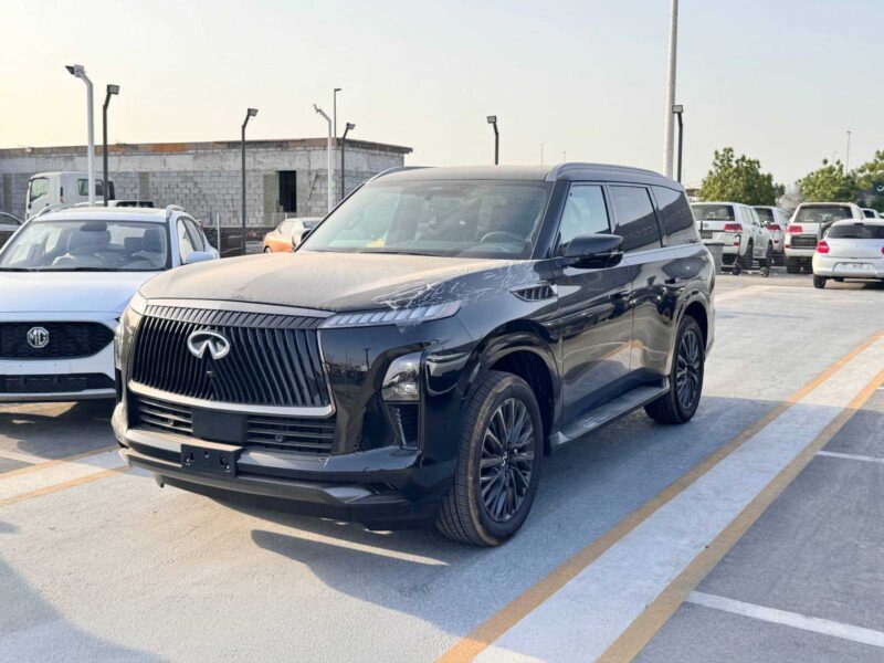 2025 Infiniti QX80 Autograph 3.5-liter twin-turbocharged V6 Engine Black SUV Automatic