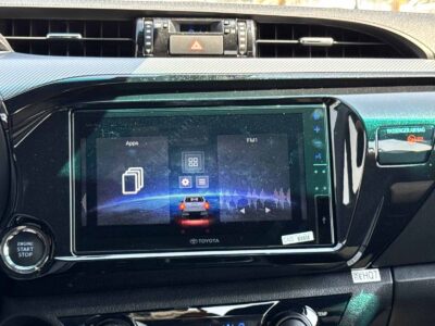 2025 Toyota Hilux Double Cab 2.8-liter 4-cylinder Turbo Diesel Black Pickup Truck GCC Specs