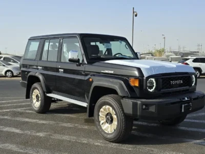 2025 Toyota Land Cruiser 70 LX 4.0L Petrol V6 Engine Black Tan SUV Automatic GCC Specs