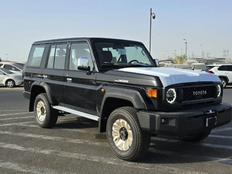 2025 Toyota Land Cruiser 70 LX 4.0L Petrol V6 Engine Black Tan SUV Automatic GCC Specs