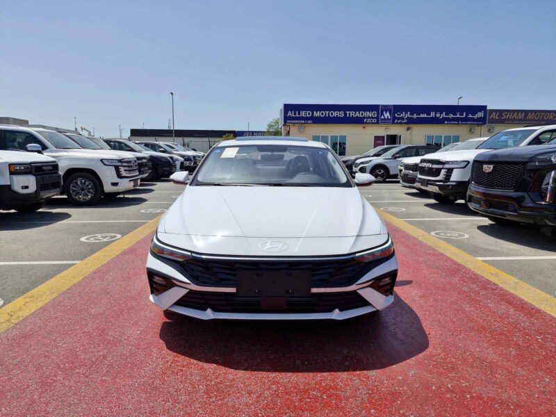 2025 Hyundai Elantra CVT GLX Elite Edition 1.5L 4-cylinder Petrol Engine White Black Sedan