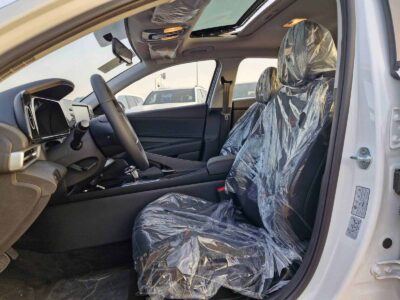 2025 Hyundai Elantra CVT GLX Elite Edition 1.5L 4-cylinder Petrol Engine White Black Sedan