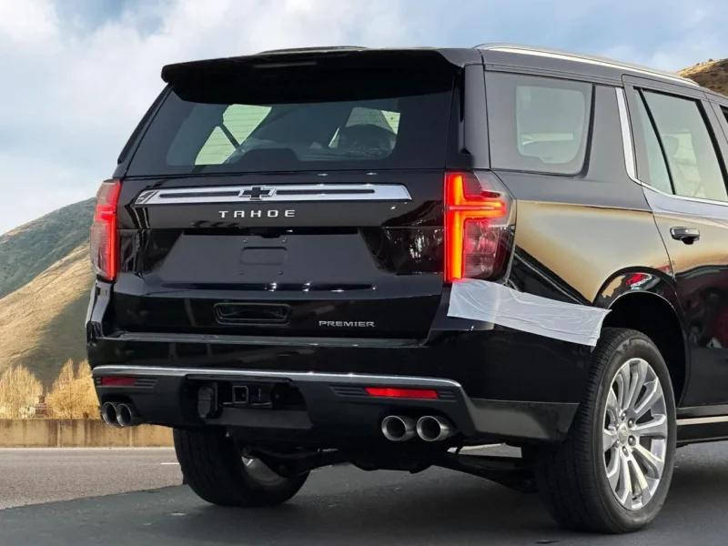 2024 Chevrolet Tahoe Premier 6.2 Litres EcoTec3 V8 Petrol Engine Black Tan SUV GCC Specs