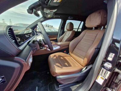 2025 Mercedes-Benz GLS 450 4MATIC 3.0L turbocharged 6 Cylinder Engine Black Tan SUV