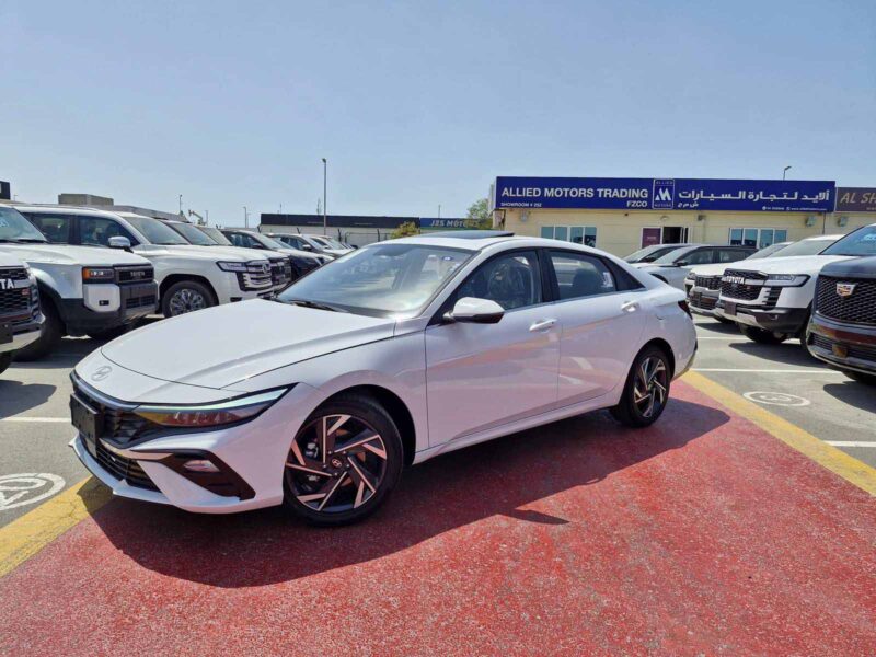 2025 Hyundai Elantra CVT GLX Elite Edition 1.5L 4-cylinder Petrol Engine White Black Sedan