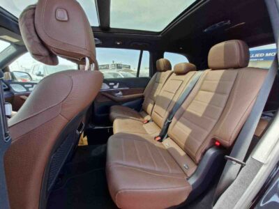 2025 Mercedes-Benz GLS 450 4MATIC 3.0L turbocharged 6 Cylinder Engine Black Tan SUV
