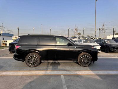 2025 Infiniti QX80 Autograph 3.5-liter twin-turbocharged V6 Engine Black SUV Automatic
